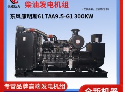 300KW東風康明斯柴油發電機組 柴油機型號6LTAA9.5-G1